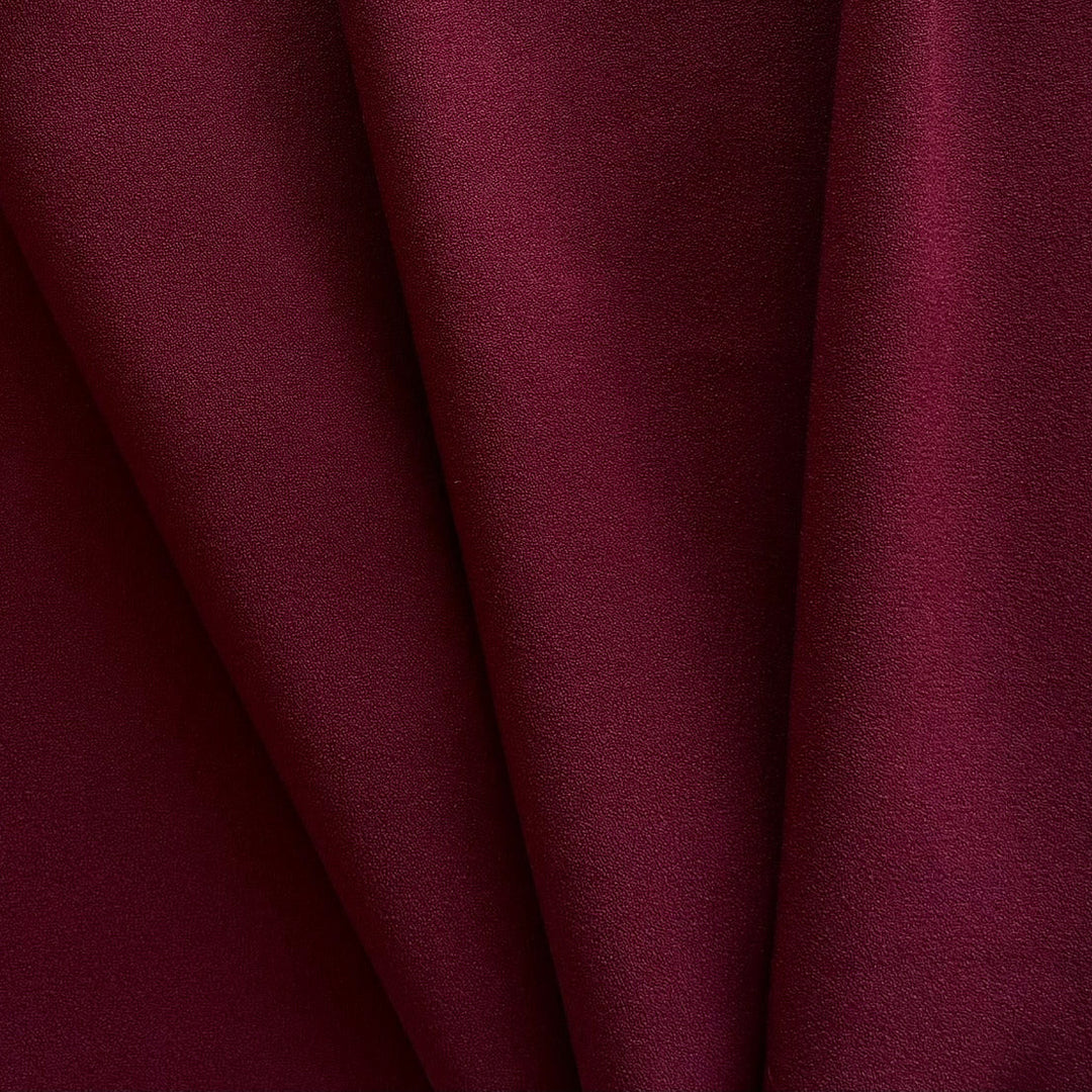 Ripe Italian Plum Rayon Viscose Blend Crepe Back Satin (Made in Italy)