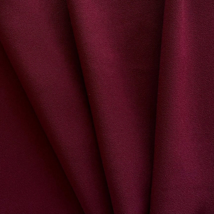 Ripe Italian Plum Rayon Viscose Blend Crepe Back Satin (Made in Italy)