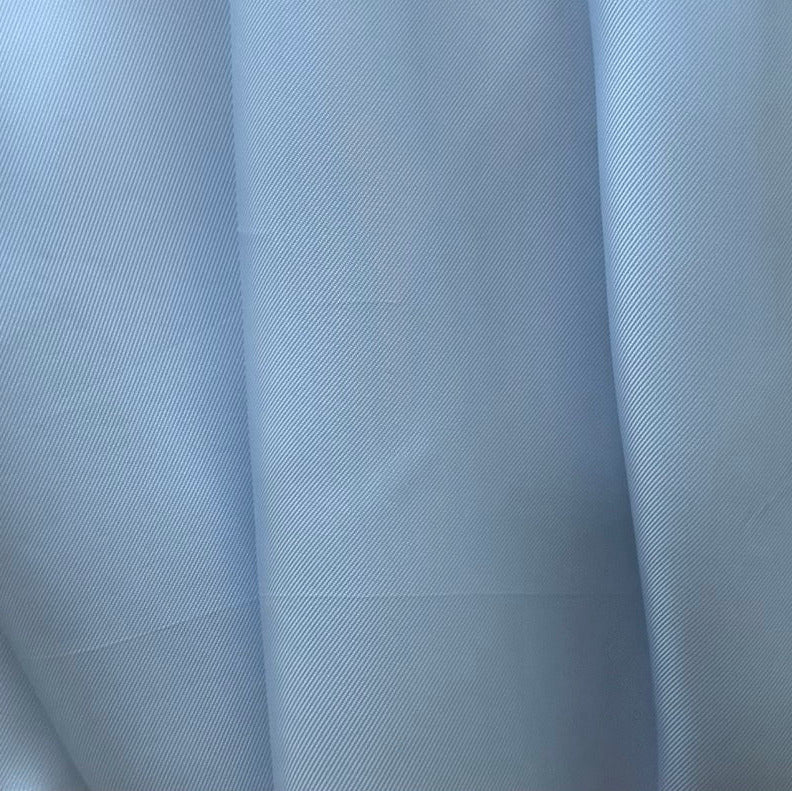 Palest Baby Blue Cupro Rayon Bemberg Twill Lining (Made in Italy)
