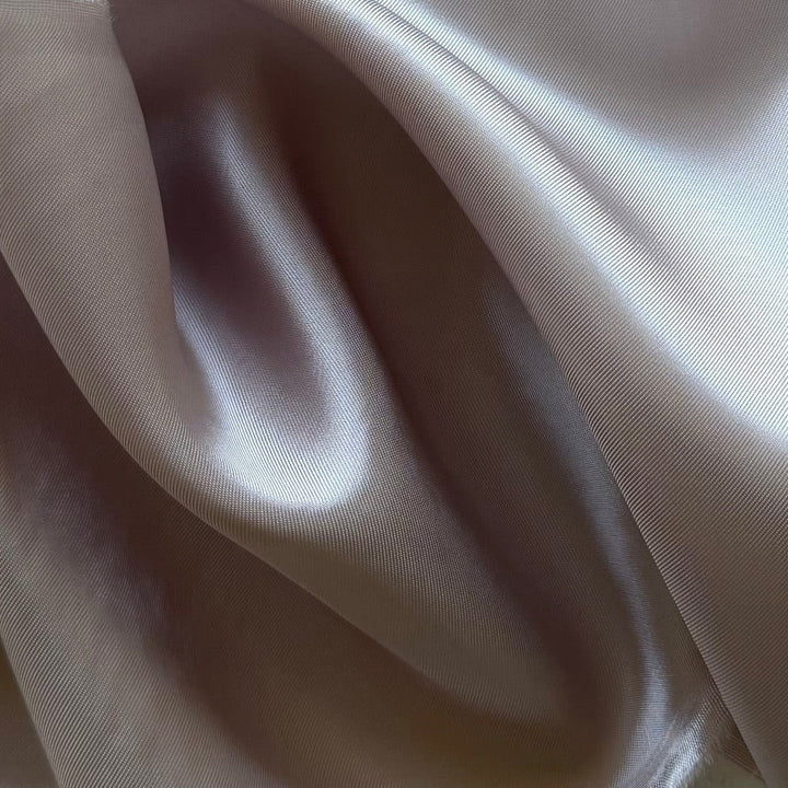 Pale Victorian Mauve Cupro Rayon Bemberg Twill Lining (Made in Italy)