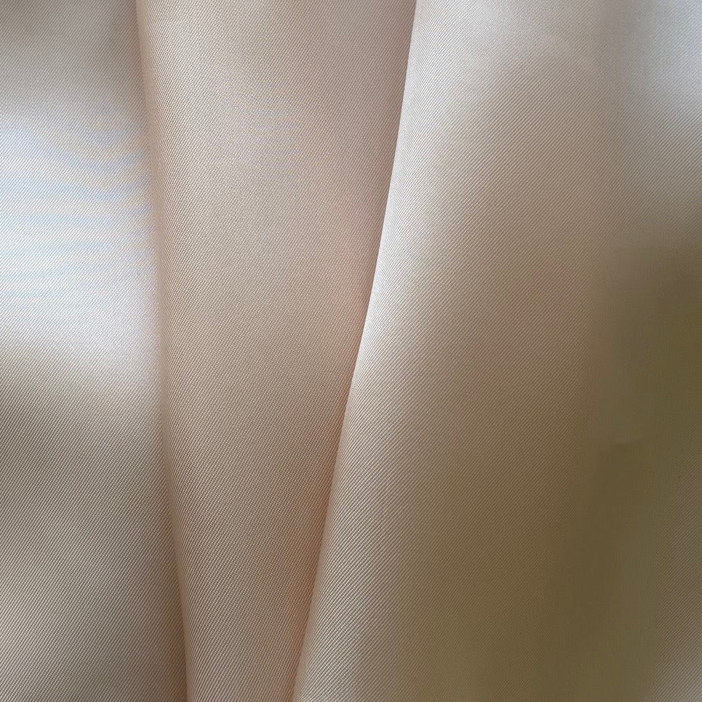 Pale Peach Mist Cupro Rayon Bemberg Twill Lining (Made in Italy)
