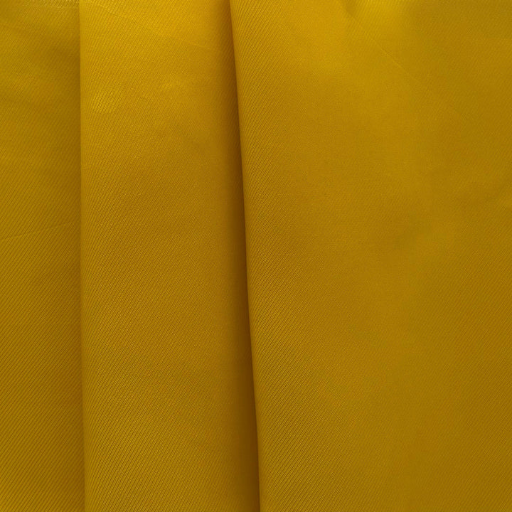 Bright Daffodil Yellow Cupro Rayon Bemberg Twill Lining (Made in Italy)