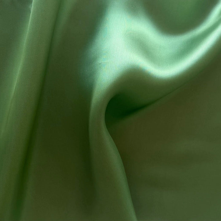 Fresh Asparagus Cupro Rayon Bemberg Lining (Made in Italy)