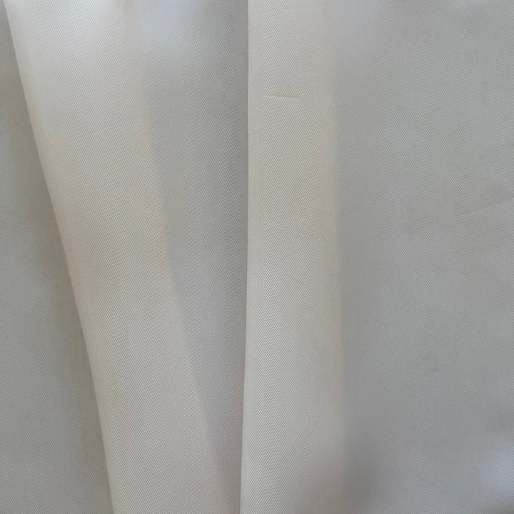 Off-White Cupro Rayon Bemberg Twill Lining (Made in Italy)