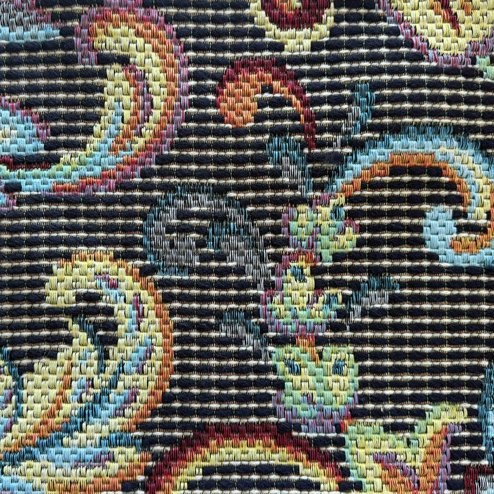 Graphic Baroque Loosely Woven Polyester Blend Brocade (Made in Italy)