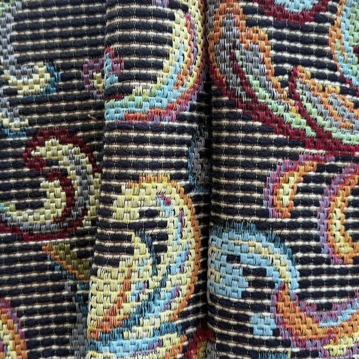 Graphic Baroque Loosely Woven Polyester Blend Brocade (Made in Italy)