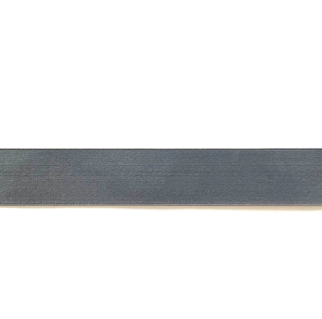 7/8" Slate Heavier Double-Faced Satin Ribbon (Made in Japan)