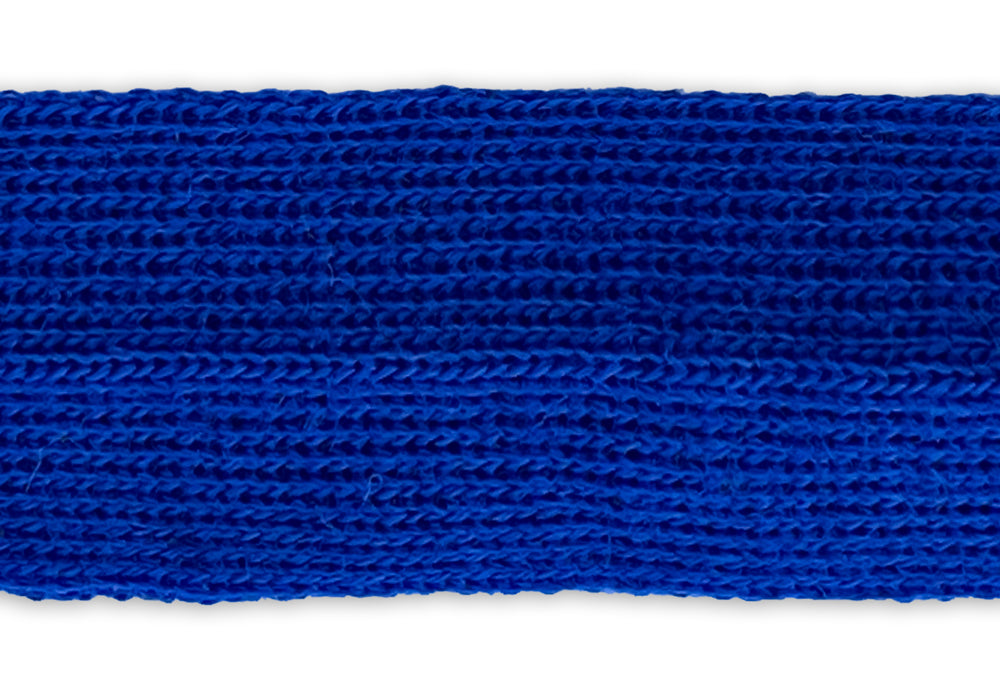 7/8" Royal Blue Simple Fold-Over Wool Trim (Made in Japan)