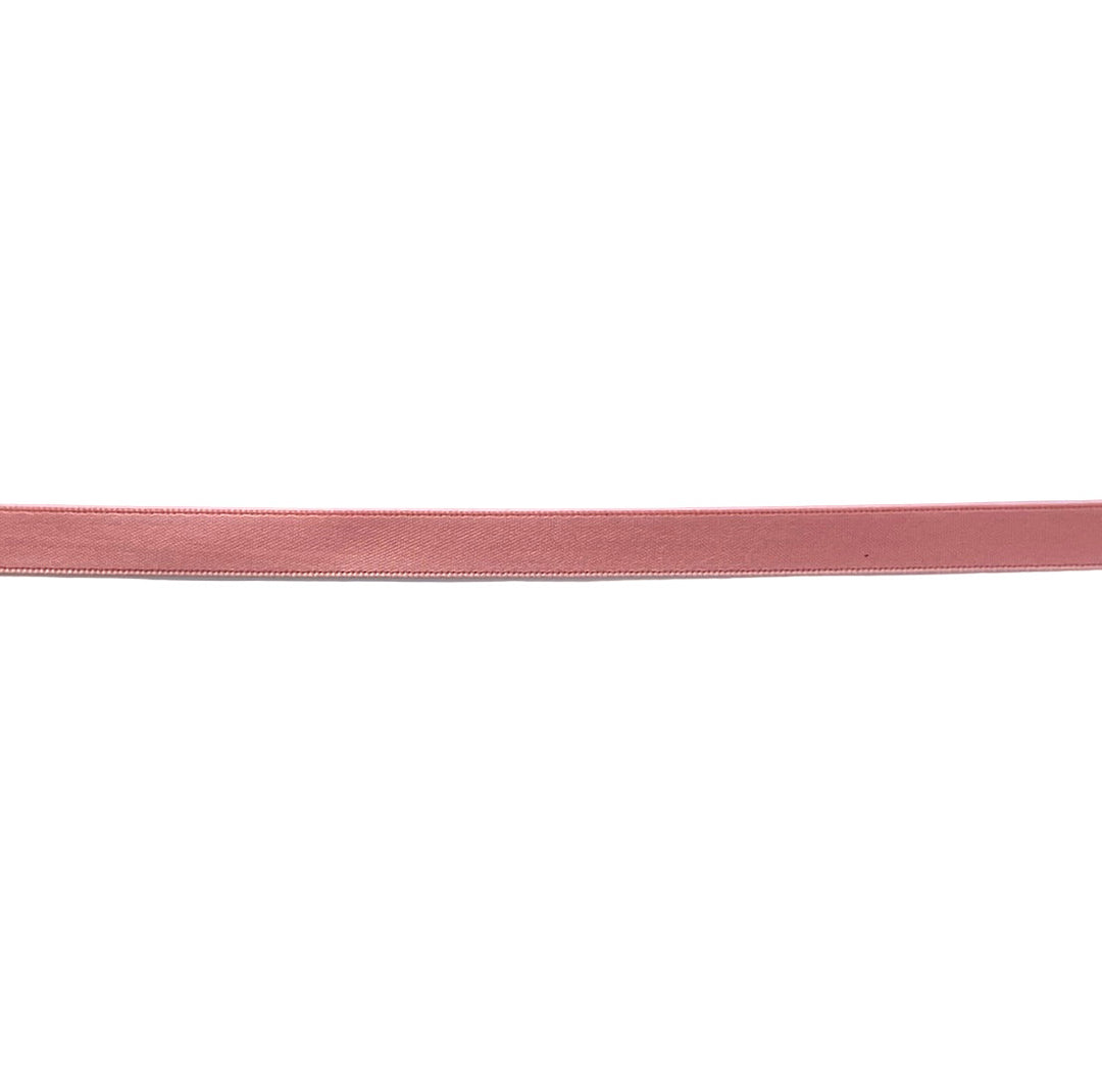 Coral Heavier Double-Faced Satin Ribbon (Made in Japan)