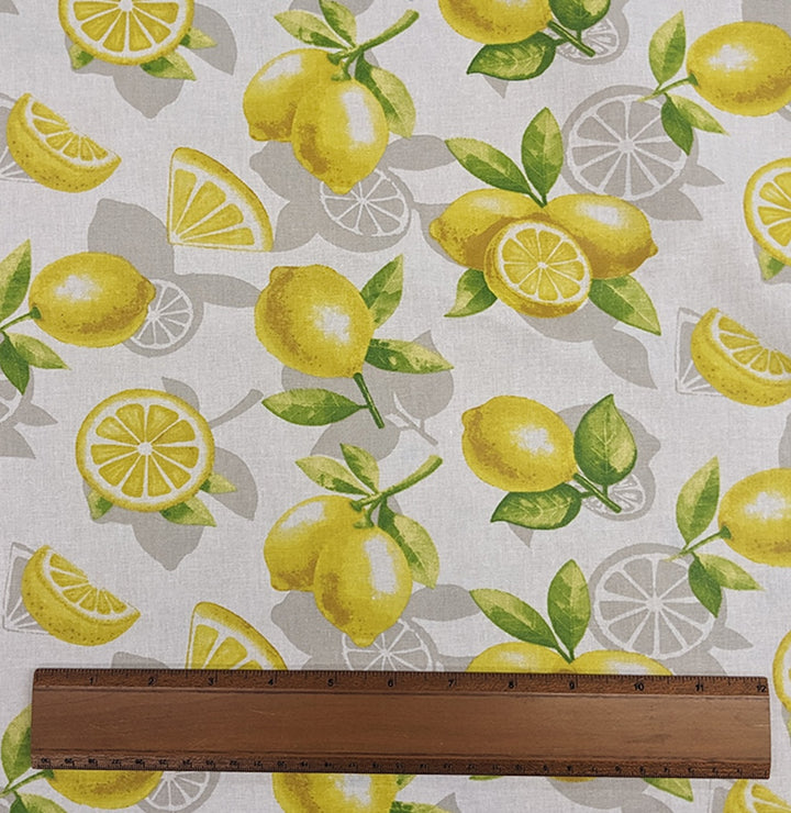 Life & Lemons Laminated Cotton (Made in France)
