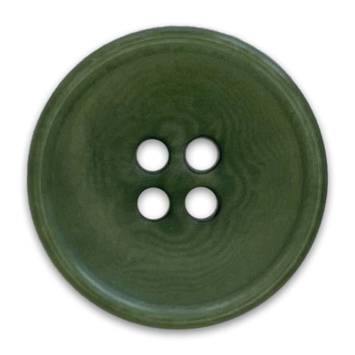 Pine Green Four-Hole Corozo Button (Made in Spain)