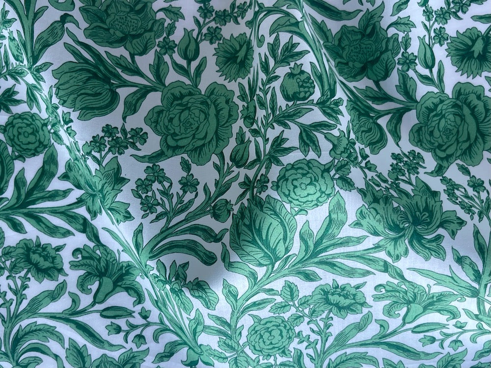Sambourne Emerald Liberty of London Tana Cotton Lawn (Made in Italy)