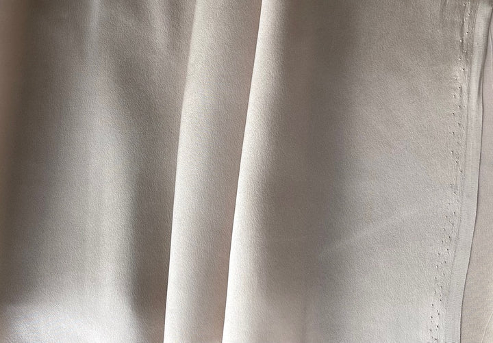Blushing Bisque Sand-Washed Silk Satin Charmeuse (Made in Italy)