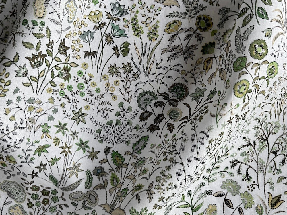 Shepherdly Song Pine Liberty of London Tana Cotton Lawn (Made in Italy)