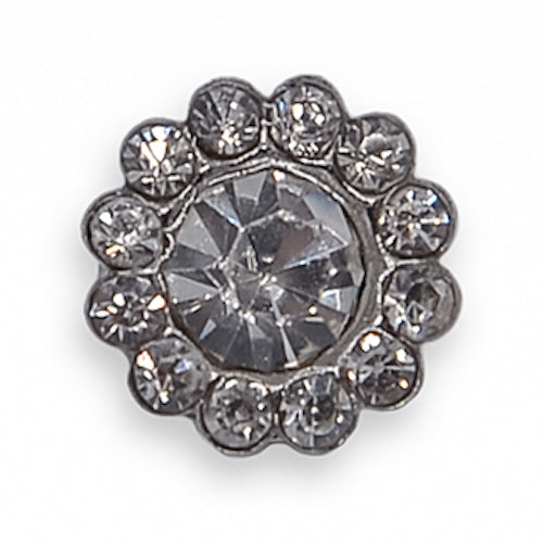 Rhinestone Button, Hypergiant Star Clear Rhinestone Button (Made in ...