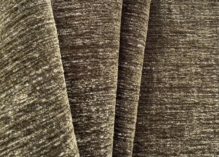 Plush Artichoke Green Acrylic Blend Chenille Velvet (Made in Turkey)
