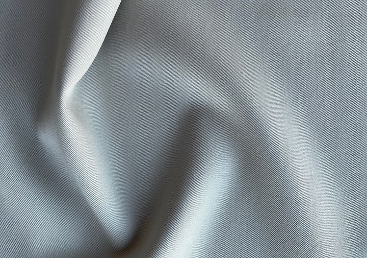 Cool Greiged Khaki Smooth Wool Twill Gabardine