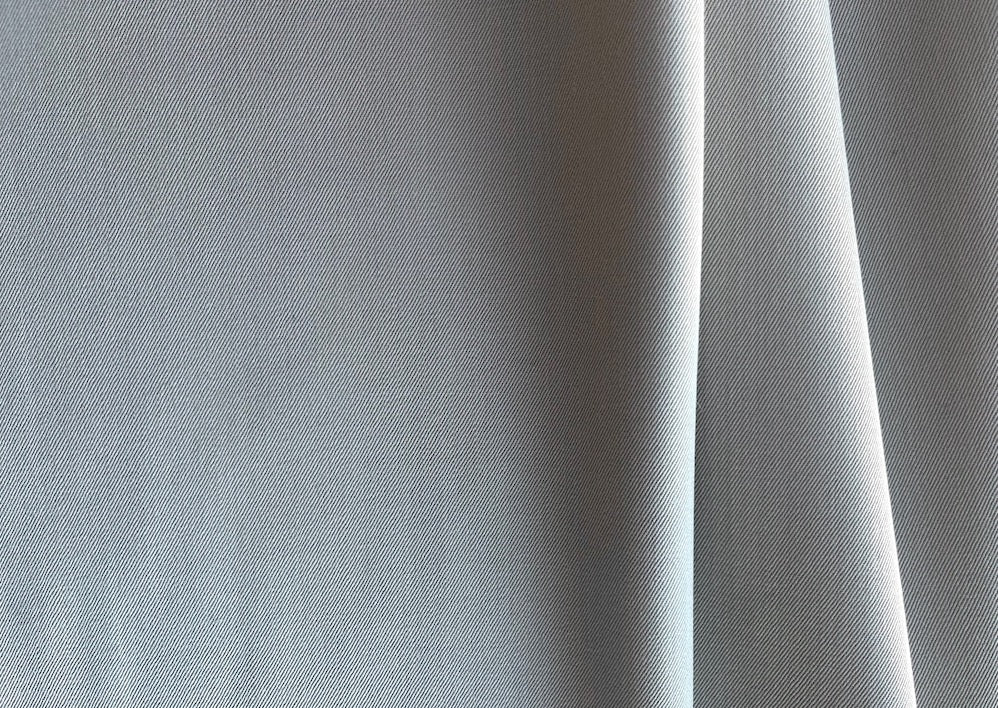 Cool Greiged Khaki Smooth Wool Twill Gabardine