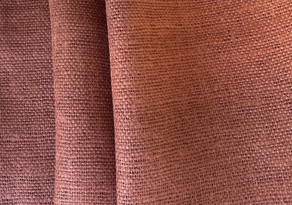 Soft Coppered Rust Linen Burlap (Made in Poland)