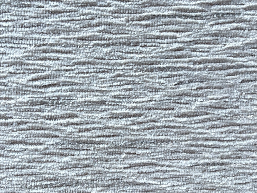 Handsome Cool Oyster Textured Polyester Blend Chenille (Made in India)