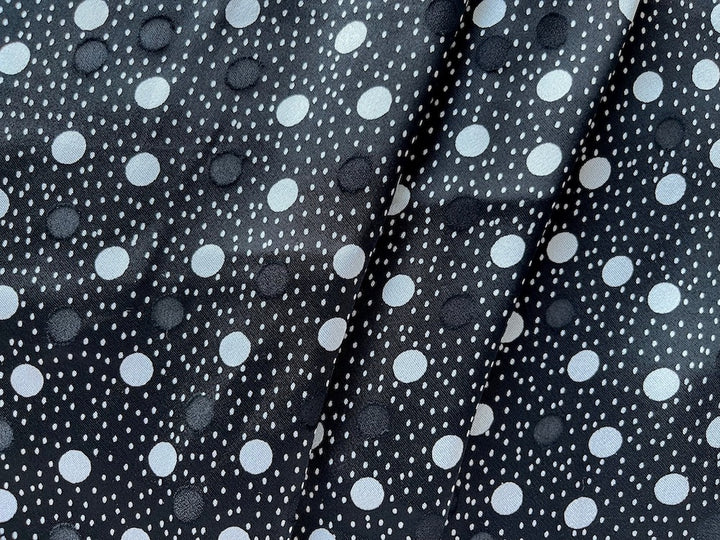 Blouse-Weight Double Dots Rayon Blend Burnout (Made in Italy)