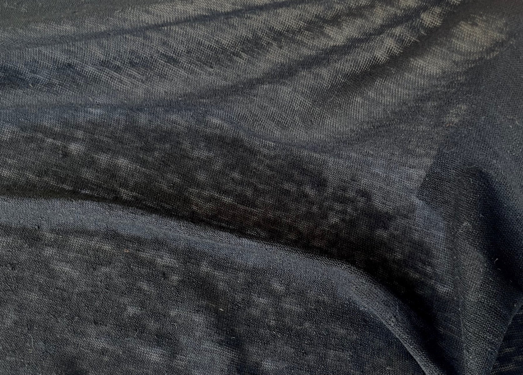 Knit Fabric, Semi-Sheer Chic Black Linen Knit – Britex Fabrics