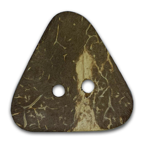 2 1/4" Triangular 2-Hole Wood Button (Made in USA)