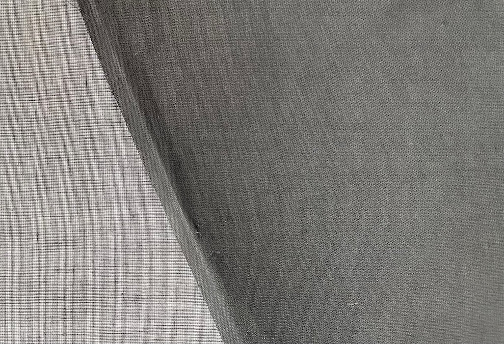 Sheer Obsidian Cotton Organdy (Made in Switzerland)