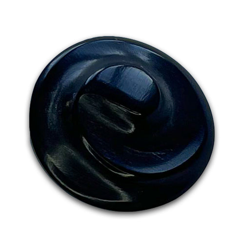 7/8" Espresso Bean Irregular Horn Button (Made in USA)