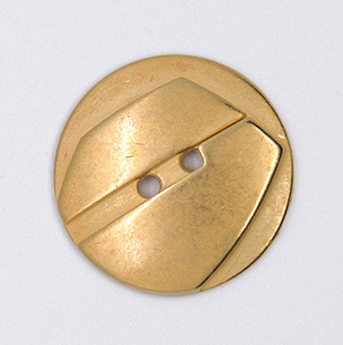 Gold Polygon Metal Button (Made in Switzerland)