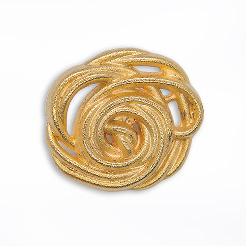 sewing button, Tangled Gold Metal Button (Made in USA) – Britex Fabrics