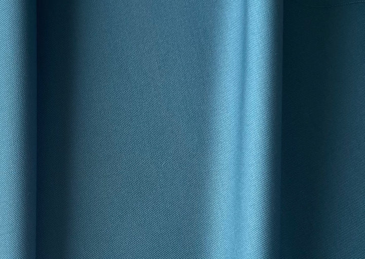 Victorian Teal Selvedged 150s Wool Suiting  (Made in Italy)