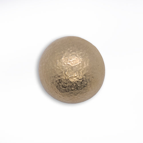 Domed Hammered Gold Metal Button (Made in Italy)
