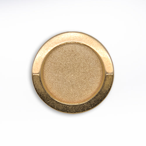 Matte Center Gold Metal Button (Made in Germany)