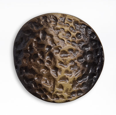 Ombré Mottled Antique Gold Metal Button (Made in Italy)