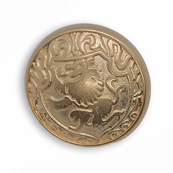 sewing button, Heraldic Shield Gold Metal Button (Made in USA) – Britex ...