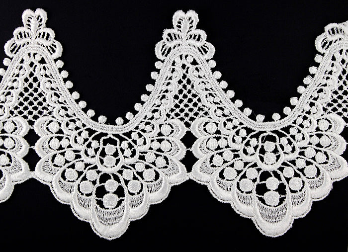 3 1/2" White Venise Lace