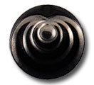 1 1/8" Ombre Shell Glass Button