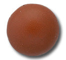 Domed Honey Leather Button (Made in Italy)