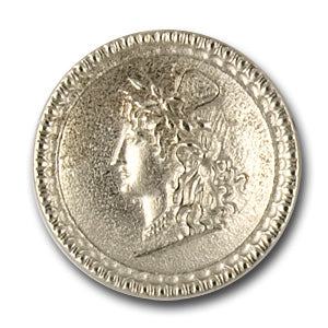 13/16" Ancient Roman Coin Silver Metal Button