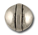 Heavy Silver Metal Button