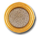 Hammered Silver & Gold Metal Button