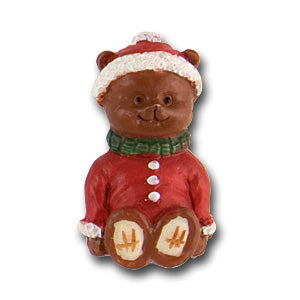1 1/8" Teddy Bear Resin Novelty Button