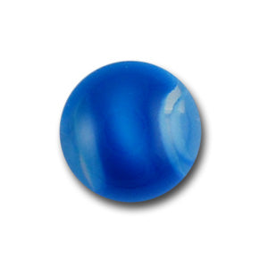 Deep Blue Toy Marble Plastic Button