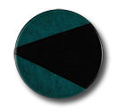 Evergreen Flat-Top Plastic Button
