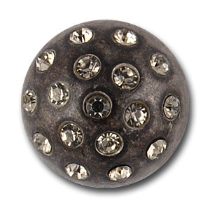 Dark Constellation Rhinestone Button