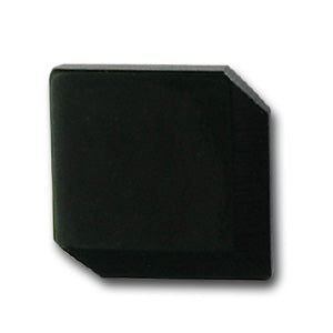 7/8" Forest Green Faux Square Vintage Button