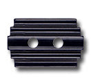 1 3/4" Dark Navy Blue Safety Blade Vintage Button