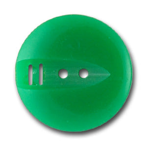 7/8" Kelly Green Wedgie Vintage Button