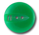 7/8" Kelly Green Wedgie Vintage Button